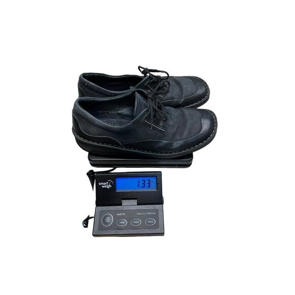 Josef Seibel Black Leather Oxford The European Comfort Shoe Men’s 40 US 7